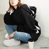 ブラック | 大きいサイズレディース トップス パーカー | GOLDJAPAN　大きいサイズ専門店