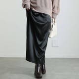 ブラック | 大きいサイズレディース スカート ボトムス | GOLDJAPAN　大きいサイズ専門店