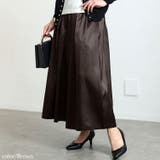 ブラウン | 大きいサイズレディース スカート ボトムス | GOLDJAPAN　大きいサイズ専門店