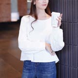 オフホワイト | 大きいサイズレディース トップス カットソー | GOLDJAPAN 大きいサイズ専門店