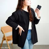 ブラック | 大きいサイズ レディース アウター | GOLDJAPAN 大きいサイズ専門店