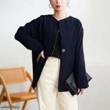 ネイビー | 大きいサイズ レディース アウター | GOLDJAPAN 大きいサイズ専門店