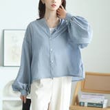 ブルー | 大きいサイズ レディース トップス | GOLDJAPAN 大きいサイズ専門店
