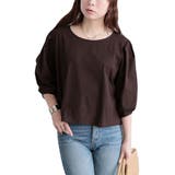 ブラウン | 大きいサイズ レディース トップス | GOLDJAPAN　大きいサイズ専門店