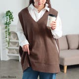 ブラウン | 大きいサイズ レディース トップス | GOLDJAPAN　大きいサイズ専門店