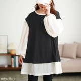 ブラック | 大きいサイズ レディース チュニック | GOLDJAPAN 大きいサイズ専門店