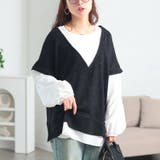 ブラック | 大きいサイズ レディース トップス | GOLDJAPAN　大きいサイズ専門店