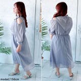 サックス | 大きいサイズ レディース ワンピース | GOLDJAPAN　大きいサイズ専門店