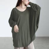 カーキ | 大きいサイズ レディース チュニック | GOLDJAPAN　大きいサイズ専門店