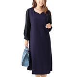 ネイビー | 大きいサイズ レディース ワンピース | GOLDJAPAN　大きいサイズ専門店