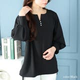 ブラック | 大きいサイズ レディース トップス | GOLDJAPAN　大きいサイズ専門店