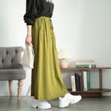 グリーン | 大きいサイズレディース ボトムス スカート | GOLDJAPAN　大きいサイズ専門店