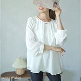 オフホワイト | 大きいサイズレディース トップス ブラウス | GOLDJAPAN　大きいサイズ専門店