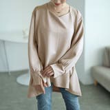 グレージュ | 大きいサイズレディース トップス カットソー | GOLDJAPAN 大きいサイズ専門店