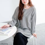 グレー | 大きいサイズ レディース チュニック | GOLDJAPAN　大きいサイズ専門店