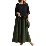 カーキ | 大きいサイズ レディース ワンピース | GOLDJAPAN　大きいサイズ専門店