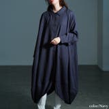 ネイビー | 大きいサイズ レディース チュニック | GOLDJAPAN　大きいサイズ専門店