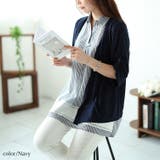 ネイビー | 大きいサイズ レディース トップス | GOLDJAPAN　大きいサイズ専門店