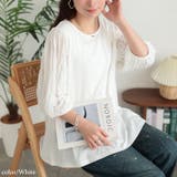 ホワイト | 大きいサイズレディース トップス カットソー | GOLDJAPAN 大きいサイズ専門店