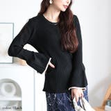 ブラック | 大きいサイズレディース トップス ニット | GOLDJAPAN　大きいサイズ専門店