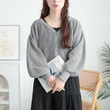 ブルーグレー | 大きいサイズ レディース トップス | GOLDJAPAN 大きいサイズ専門店