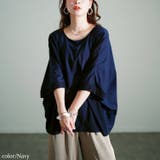 ネイビー | 大きいサイズ レディース トップス | GOLDJAPAN 大きいサイズ専門店