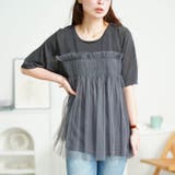 チャコール | 大きいサイズ レディース トップス | GOLDJAPAN　大きいサイズ専門店