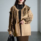 ベージュ×ブラック | 大きいサイズ レディース トップス | GOLDJAPAN　大きいサイズ専門店