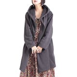 チャコール | 大きいサイズ レディース コート | GOLDJAPAN　大きいサイズ専門店