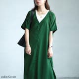 グリーン | 大きいサイズ レディース ワンピース | GOLDJAPAN　大きいサイズ専門店