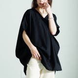 ブラック | 大きいサイズレディース トップス カットソー | GOLDJAPAN　大きいサイズ専門店