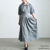 グレー | 大きいサイズ レディース ワンピース | GOLDJAPAN　大きいサイズ専門店