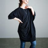 ブラック | 大きいサイズ レディース チュニック | GOLDJAPAN 大きいサイズ専門店