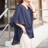 ネイビー | 大きいサイズ レディース チュニック | GOLDJAPAN 大きいサイズ専門店