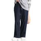 ネイビー | 大きいサイズ レディース パンツ | GOLDJAPAN　大きいサイズ専門店