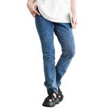 ブルー | 大きいサイズ レディース パンツ | GOLDJAPAN　大きいサイズ専門店