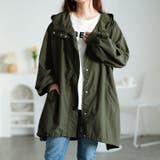 カーキ | 大きいサイズレディース アウター コート | GOLDJAPAN 大きいサイズ専門店