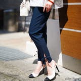 ネイビー | 大きいサイズ レディース パンツ | GOLDJAPAN　大きいサイズ専門店