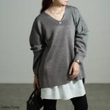 グレー | 大きいサイズ レディース トップス | GOLDJAPAN　大きいサイズ専門店