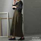カーキ | 大きいサイズ レディース サロペット | GOLDJAPAN　大きいサイズ専門店