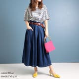 ブルー | 大きいサイズ レディース ボトムス | GOLDJAPAN 大きいサイズ専門店