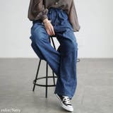 ネイビー | 大きいサイズ レディース パンツ | GOLDJAPAN 大きいサイズ専門店