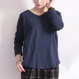 ネイビー | 大きいサイズ レディース トップス | GOLDJAPAN 大きいサイズ専門店