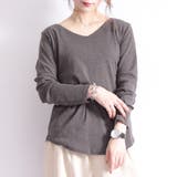 チャコールグレー | 大きいサイズ レディース トップス | GOLDJAPAN 大きいサイズ専門店