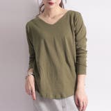 カーキ | 大きいサイズ レディース トップス | GOLDJAPAN 大きいサイズ専門店