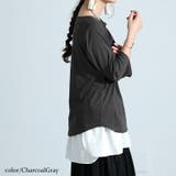 チャコールグレー | 大きいサイズ レディース トップス | GOLDJAPAN　大きいサイズ専門店