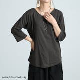チャコールグレー | 大きいサイズ レディース トップス | GOLDJAPAN 大きいサイズ専門店