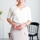 オフホワイト | 大きいサイズ レディース トップス | GOLDJAPAN　大きいサイズ専門店