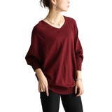 バーガンディ | 大きいサイズ レディース トップス | GOLDJAPAN　大きいサイズ専門店