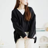 ブラック | 大きいサイズレディース トップス ニット | GOLDJAPAN　大きいサイズ専門店